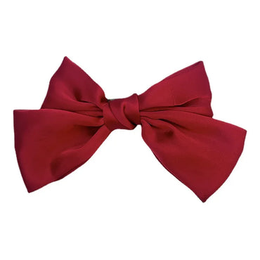 Women'S Sweet Bow Knot Satin Hair Clip