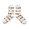 Women'S Sweet Flower Cotton Crew Socks A Pair