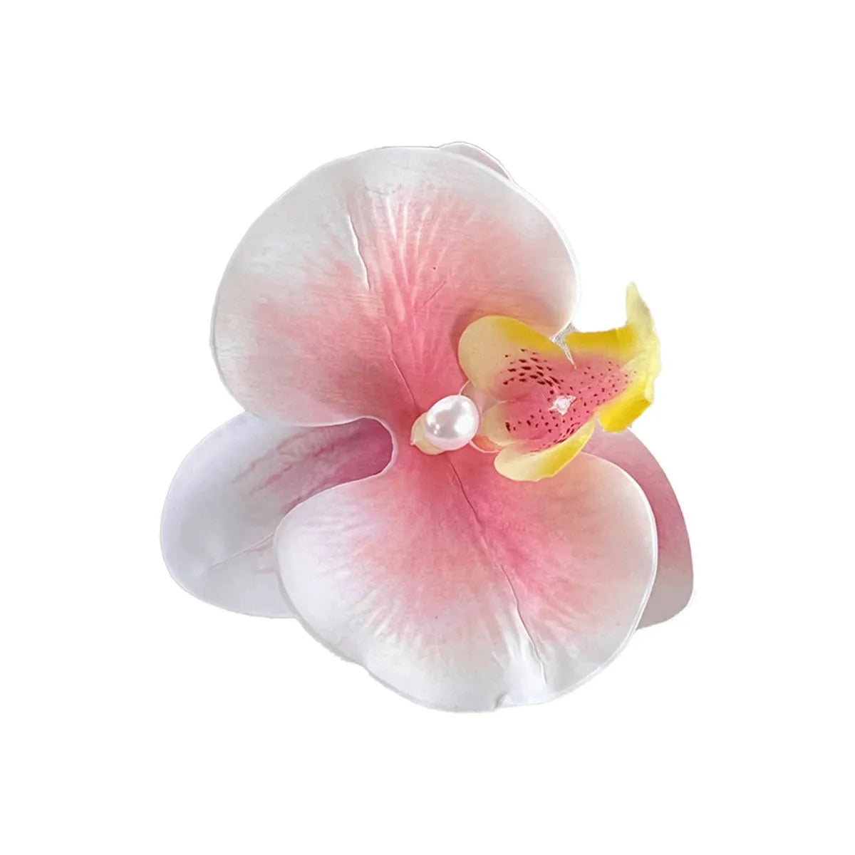 Women'S Sweet Flower Plastic Resin Hair Clip