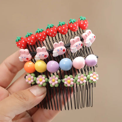 Women'S Sweet Flower Resin Hair Clip