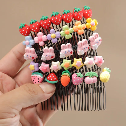 Women'S Sweet Flower Resin Hair Clip