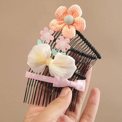 Women'S Sweet Flower Resin Hair Clip