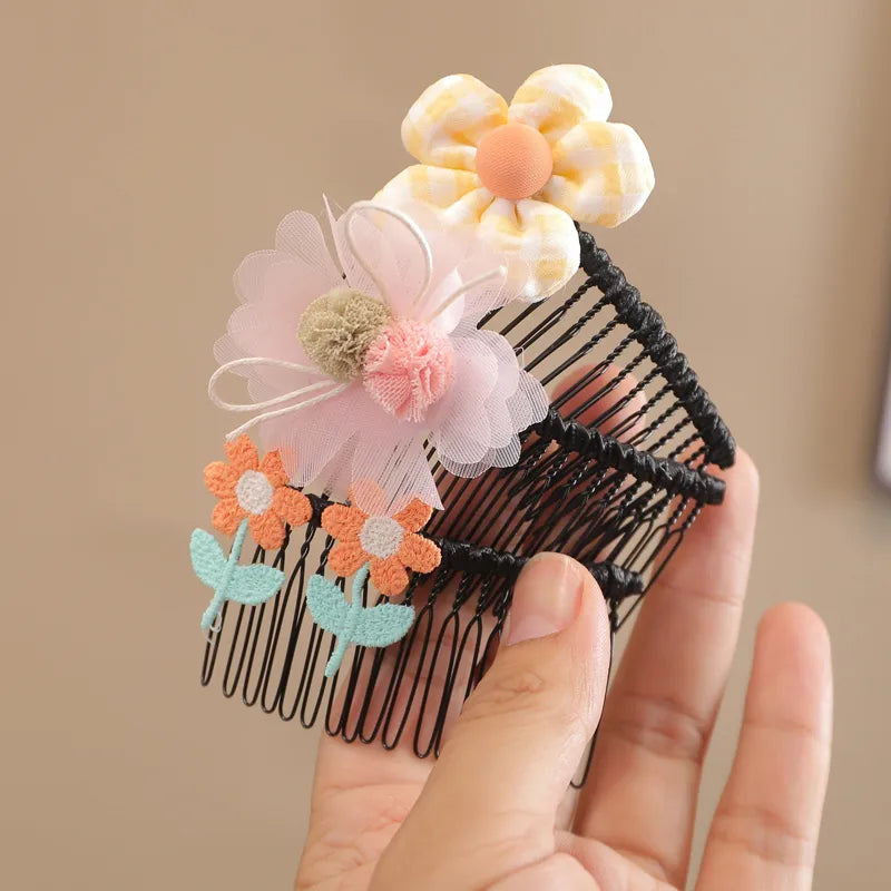 Women'S Sweet Flower Resin Hair Clip