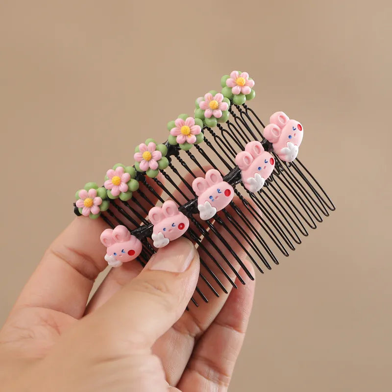 Women'S Sweet Flower Resin Hair Clip