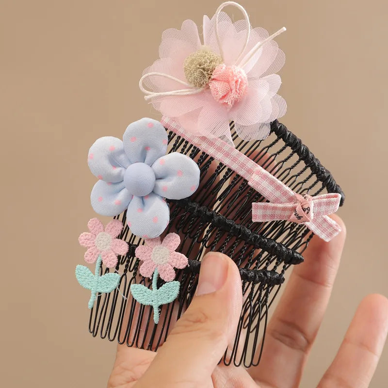 Women'S Sweet Flower Resin Hair Clip