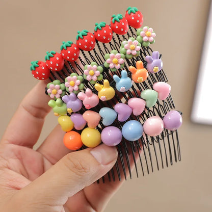 Women'S Sweet Flower Resin Hair Clip