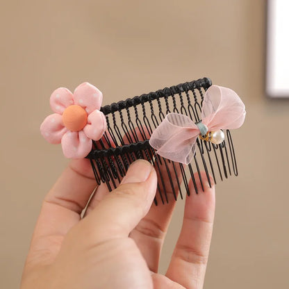 Women'S Sweet Flower Resin Hair Clip