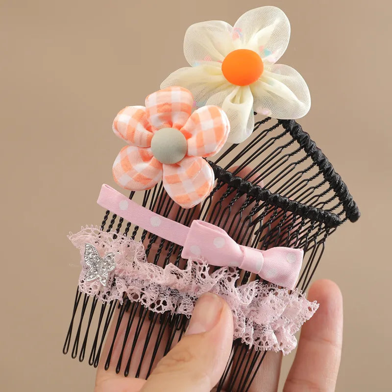 Women'S Sweet Flower Resin Hair Clip