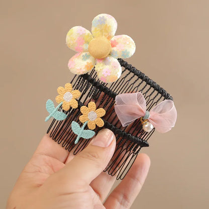 Women'S Sweet Flower Resin Hair Clip