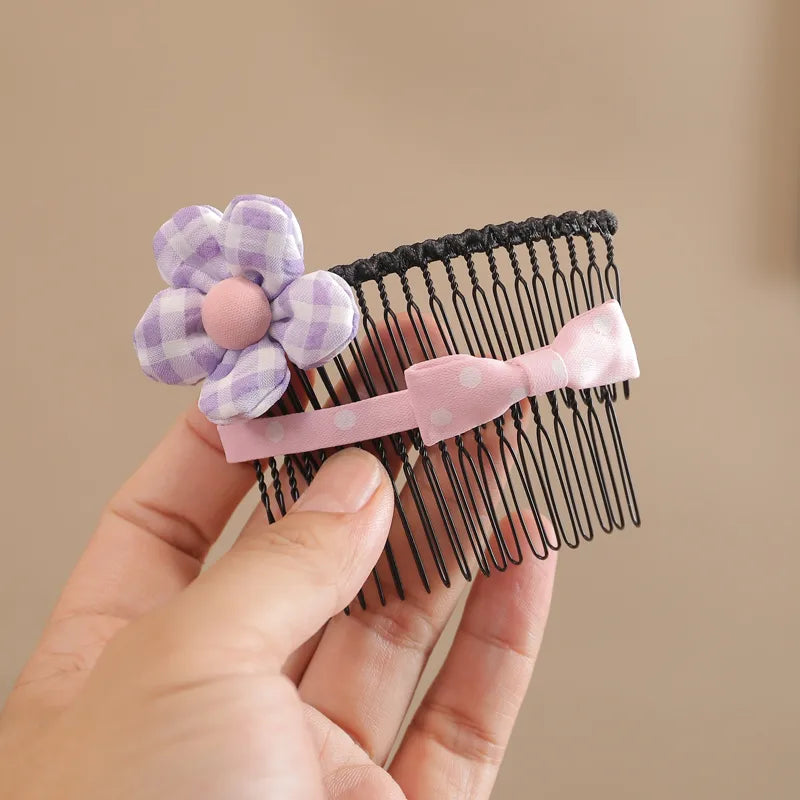 Women'S Sweet Flower Resin Hair Clip