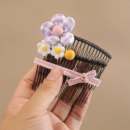 Women'S Sweet Flower Resin Hair Clip