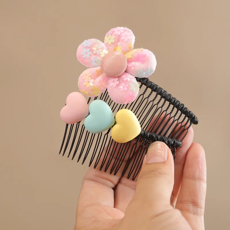 Women'S Sweet Flower Resin Hair Clip