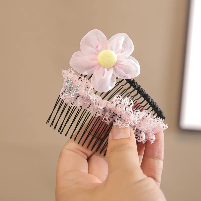 Women'S Sweet Flower Resin Hair Clip