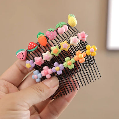 Women'S Sweet Flower Resin Hair Clip