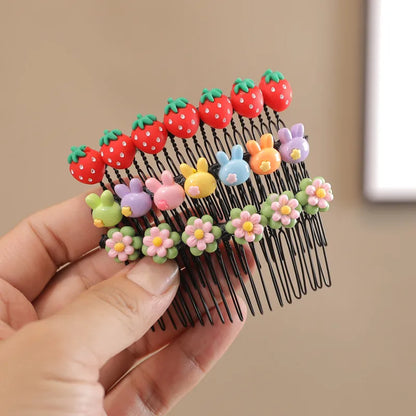 Women'S Sweet Flower Resin Hair Clip