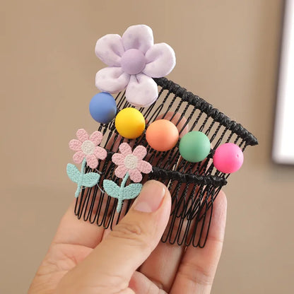 Women'S Sweet Flower Resin Hair Clip