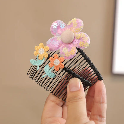 Women'S Sweet Flower Resin Hair Clip