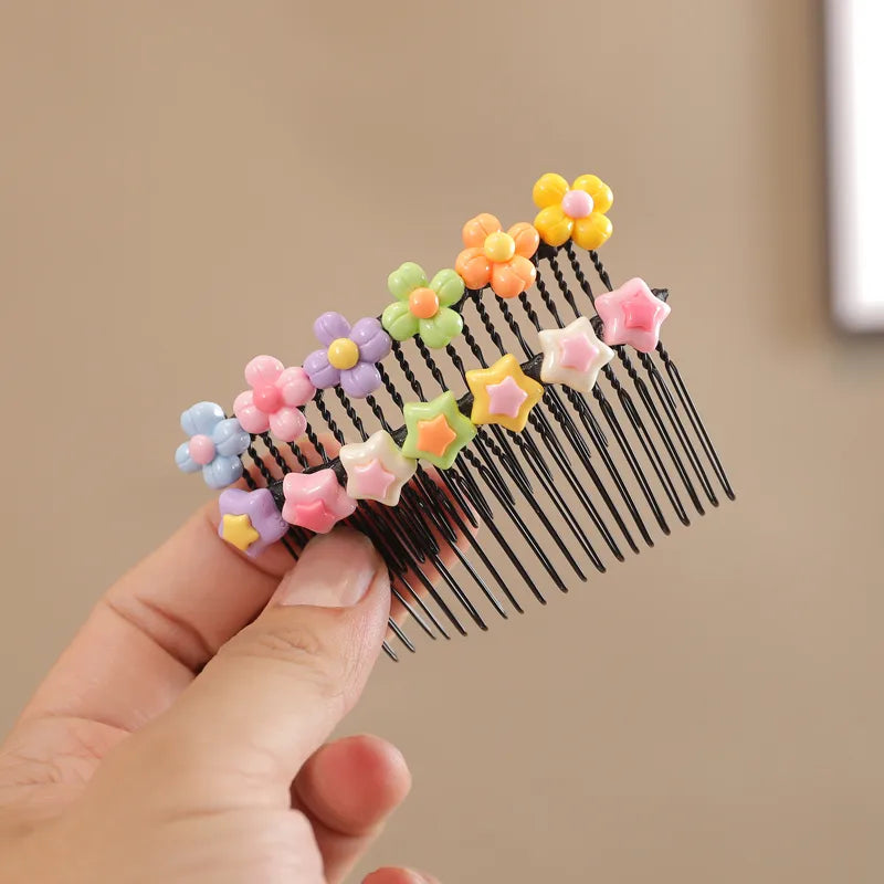 Women'S Sweet Flower Resin Hair Clip