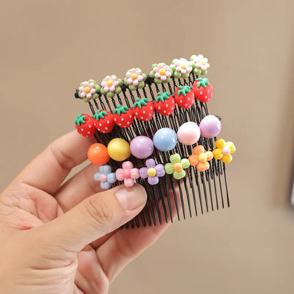 Women'S Sweet Flower Resin Hair Clip