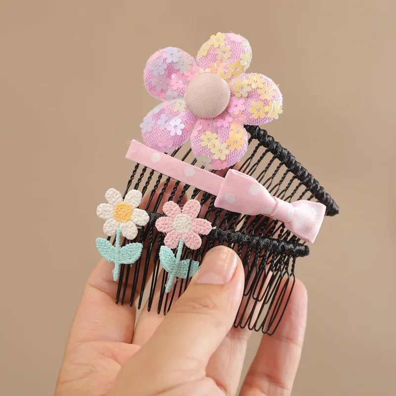 Women'S Sweet Flower Resin Hair Clip