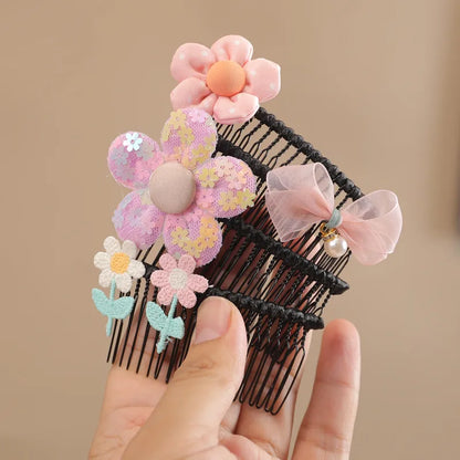 Women'S Sweet Flower Resin Hair Clip