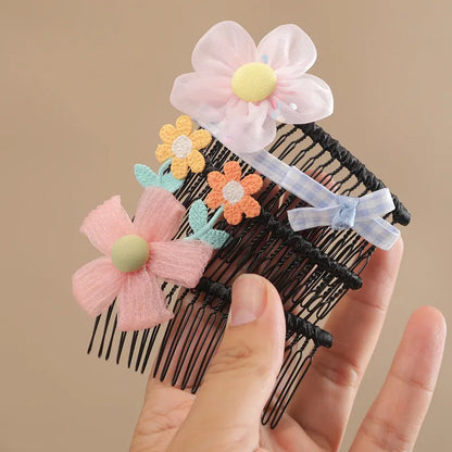 Women'S Sweet Flower Resin Hair Clip