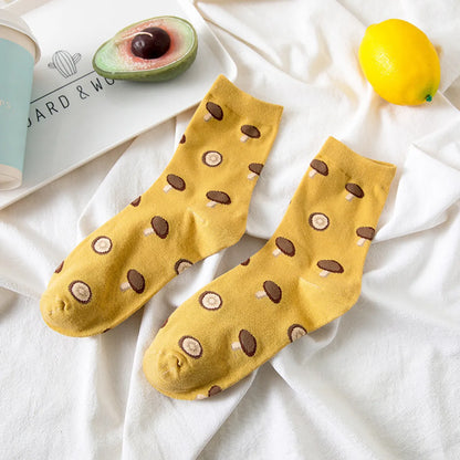 Women'S Sweet Fruit Mushroom Polyester Ankle Socks A Pair