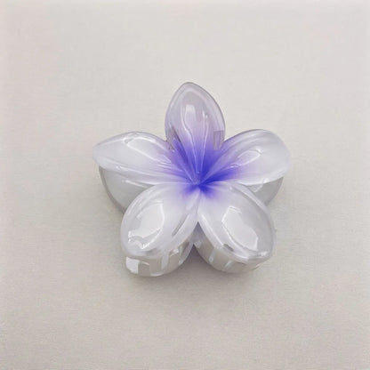 Women'S Sweet Simple Style Artistic Flower Plastic Hair Claws