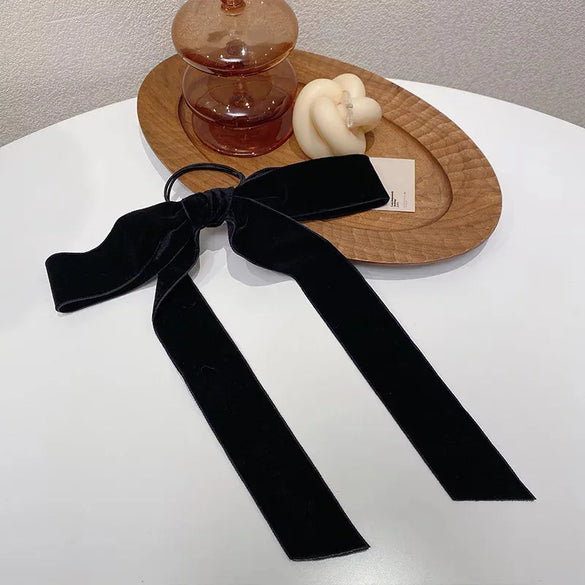 Women'S Sweet Simple Style Bow Knot Cloth Hair Tie