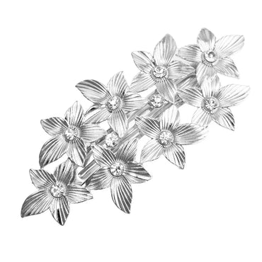 Women'S Sweet Simple Style Flower Alloy Inlay Rhinestones Hair Clip