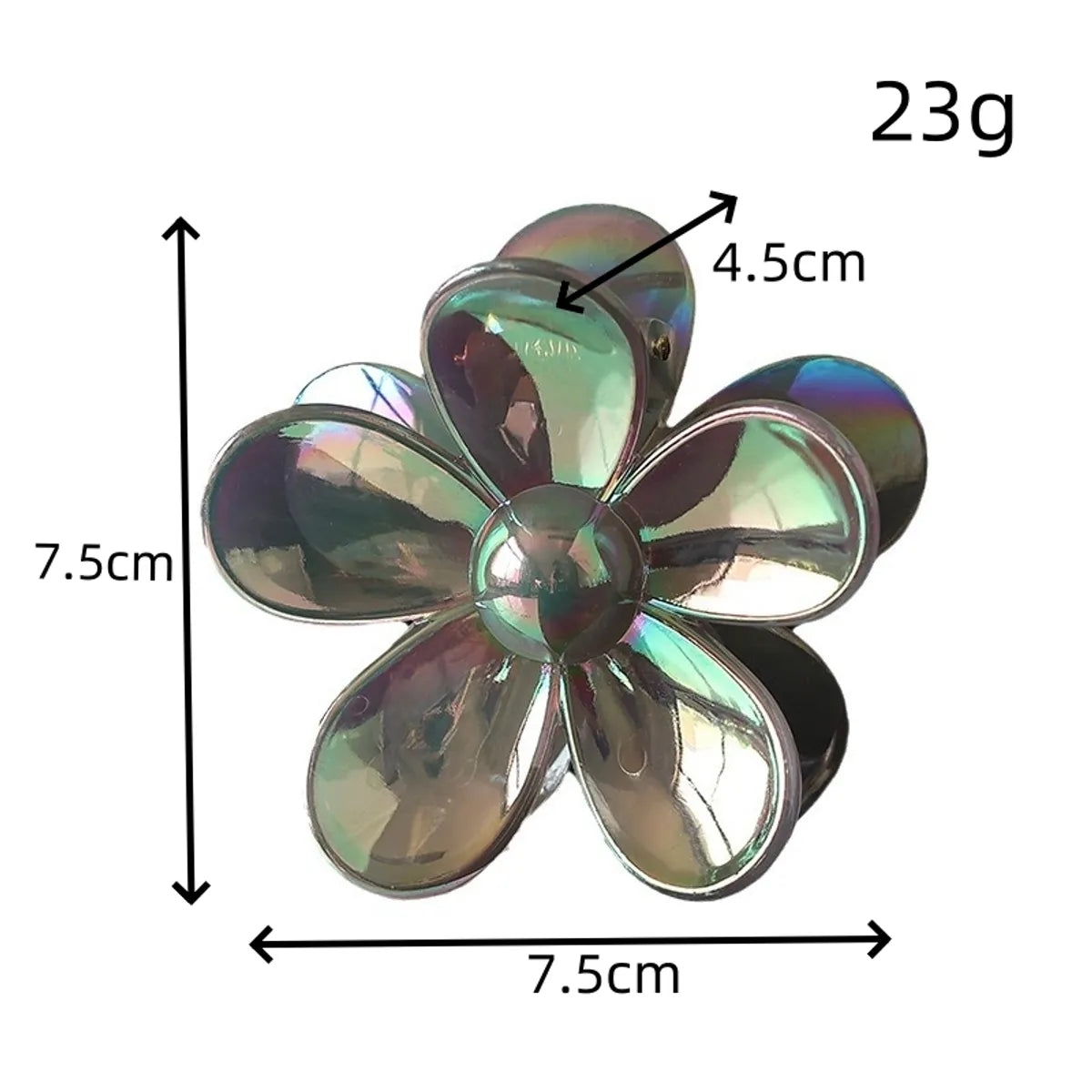 Women'S Sweet Simple Style Flower Plastic Hair Claws