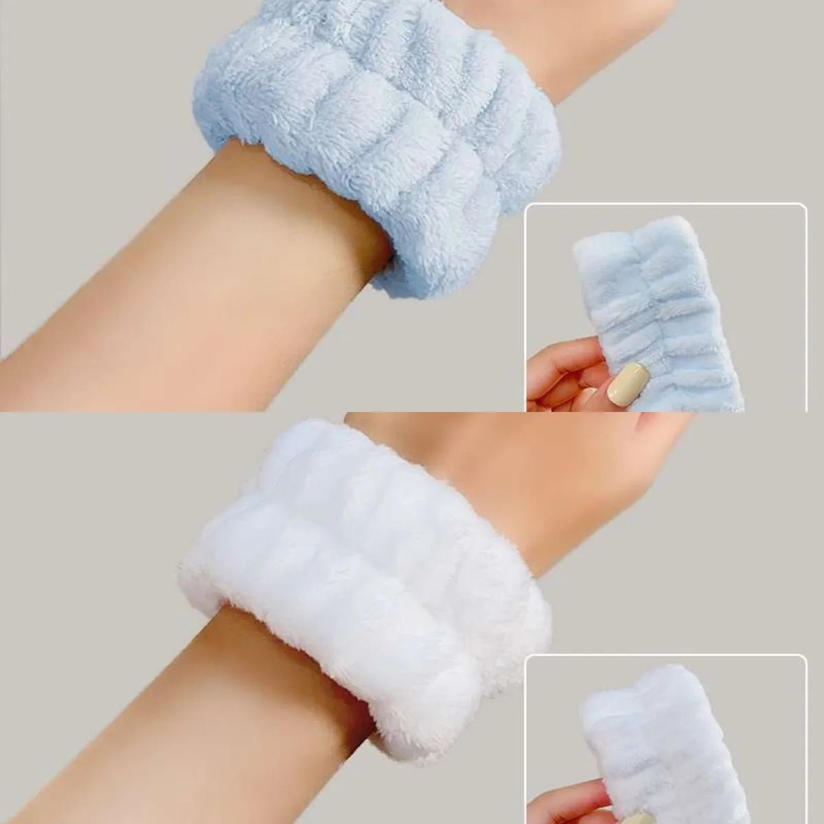 Women'S Sweet Simple Style Pineapple Plush Hair Band Wristband