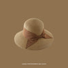 Women'S Vacation Simple Style Letter Solid Color Big Eaves Straw Hat