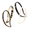 Women'S Vintage Style Artistic British Style Leopard Acetic Acid Sheets Hair Band