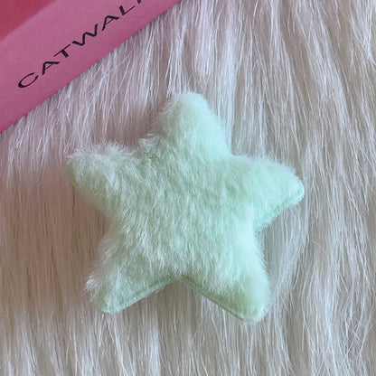 Women'S Y2K Sweet IG Style Star Plush Hair Clip