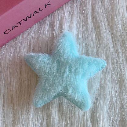 Women'S Y2K Sweet IG Style Star Plush Hair Clip