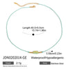 Women Stainless Steel And Titanium Steel Color Rope Letter Necklace With Electroplating