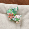 Women's Acetic Acid Duckbill Clip Hair Accessories Handmade With Dog And Zodiac Style