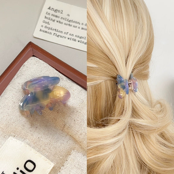 Women's Acetic Acid Handmade Sweet Geometric Style Shark Clip Hairpin Headwear