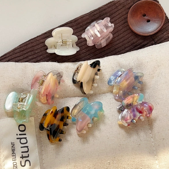 Women's Acetic Acid Handmade Sweet Geometric Style Shark Clip Hairpin Headwear