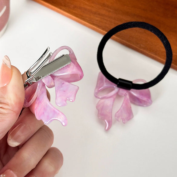 Women's Acetic Acid Threedimensional Bow Hair Accessories