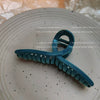 Women's Acrylic Acetate Shark Hair Claw Clip Geometric Fashion Hair Accessory With Injection Molded Finish