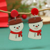 Women's Acrylic Earrings With Cartoon Character And Geometric Patterns For Festival