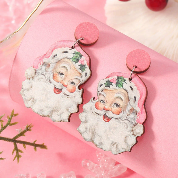 Women's Acrylic Geometric Christmas Tree Fashion Festival Earrings