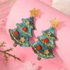 Women's Acrylic Geometric Christmas Tree Fashion Festival Earrings