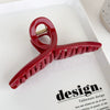 Women's Acrylic Geometric Grabber Hairpin Baking Varnish Hair Accessories