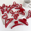 Women's Acrylic Geometric Grabber Hairpin Baking Varnish Hair Accessories