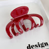 Women's Acrylic Geometric Grabber Hairpin Baking Varnish Hair Accessories