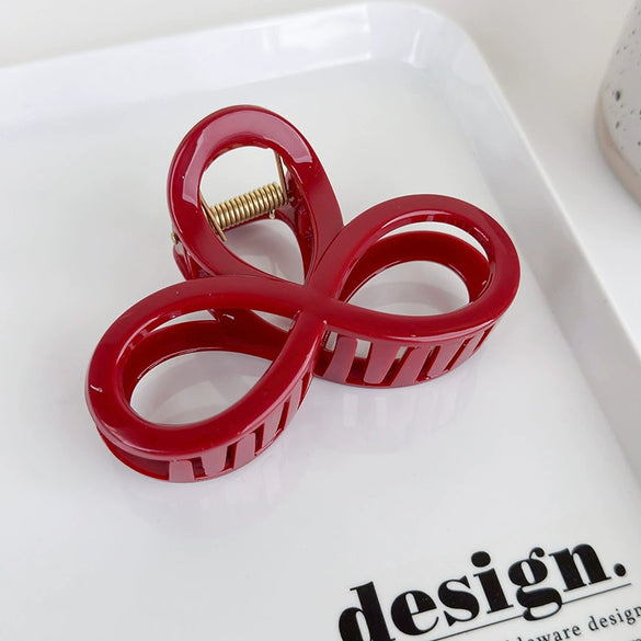 Women's Acrylic Geometric Grabber Hairpin Baking Varnish Hair Accessories