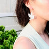 Women's Acrylic Glitter Pigeon Earrings Fashionable Elegant Style